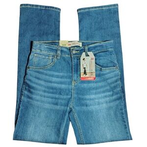 Levi's 514 Straight‎ Leg Performance Jeans Youth Size 16 Regular NEW NWT denim